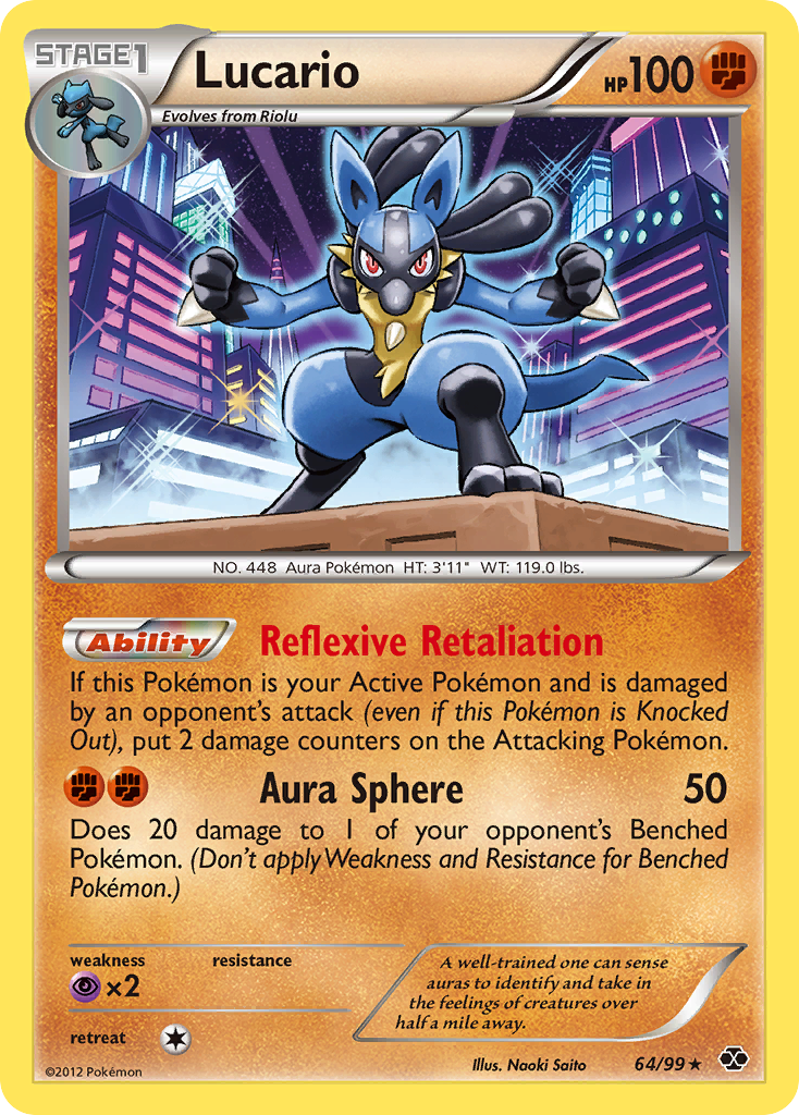 Lucario (64/99) [Black & White: Next Destinies] | Exor Games Truro