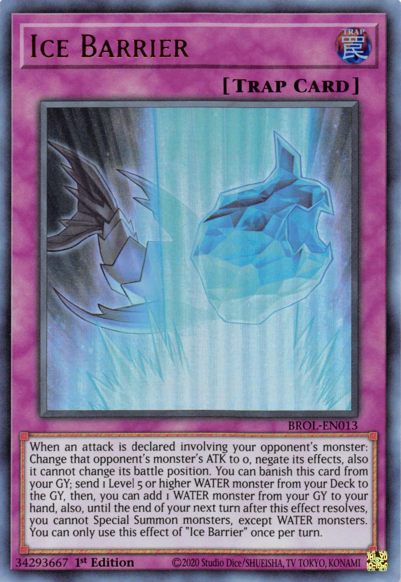 Ice Barrier [BROL-EN013] Ultra Rare | Exor Games Truro