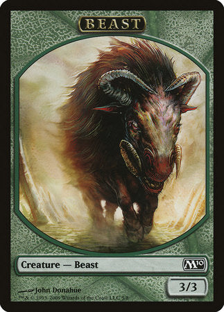 Beast Token [Magic 2010 Tokens] | Exor Games Truro