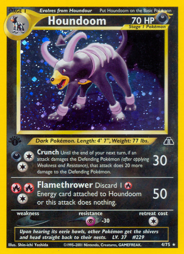 Houndoom (4/75) [Neo Discovery 1st Edition] | Exor Games Truro