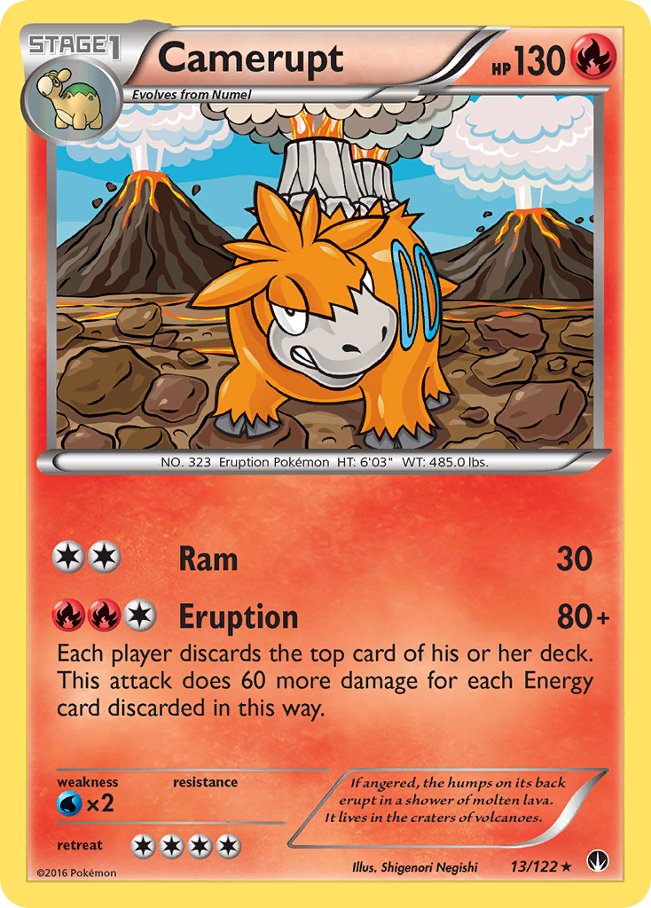 Camerupt (13/122) [XY: BREAKpoint] | Exor Games Truro
