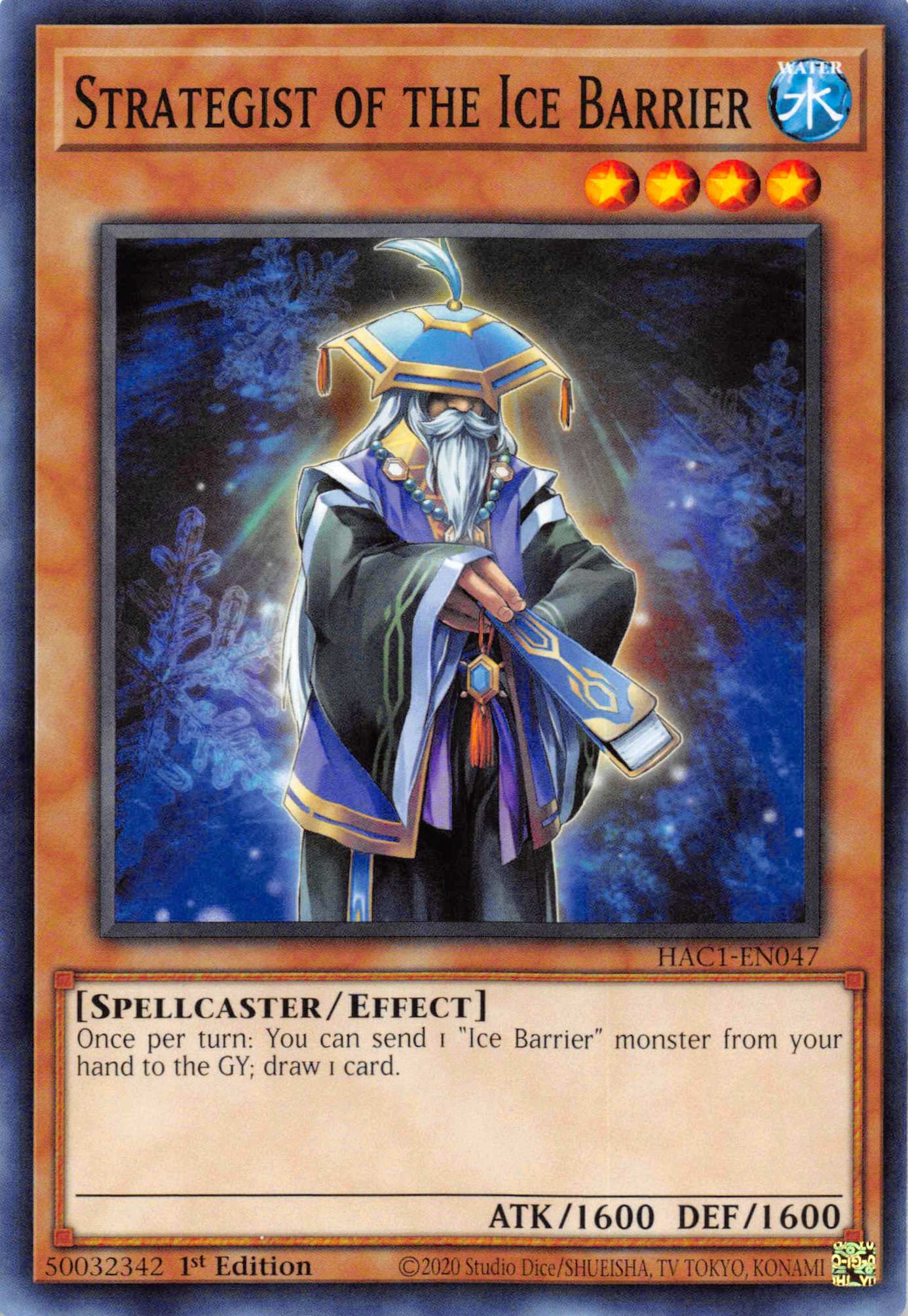 Strategist of the Ice Barrier (Duel Terminal) [HAC1-EN047] Parallel Rare | Exor Games Truro