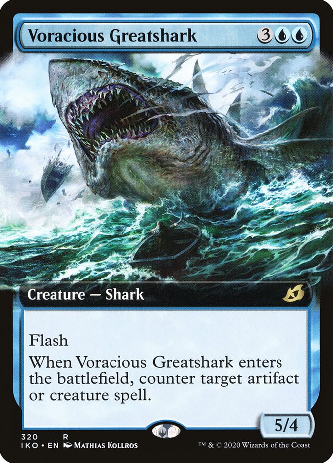 Voracious Greatshark (Extended Art) [Ikoria: Lair of Behemoths] | Exor Games Truro