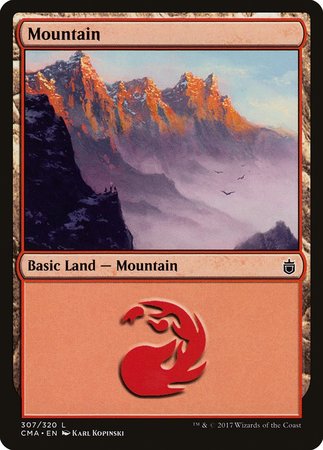 Mountain (307) [Commander Anthology] | Exor Games Truro