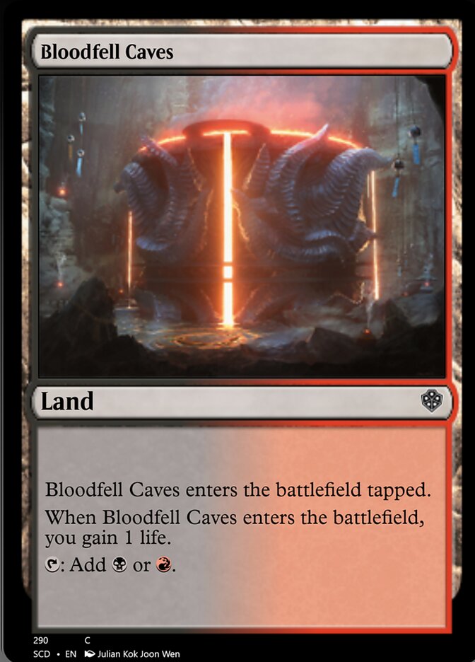 Bloodfell Caves [Starter Commander Decks] | Exor Games Truro