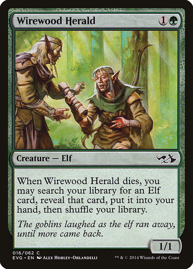 Wirewood Herald (Elves vs. Goblins) [Duel Decks Anthology] | Exor Games Truro