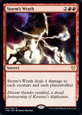 Storm's Wrath [Theros Beyond Death] | Exor Games Truro