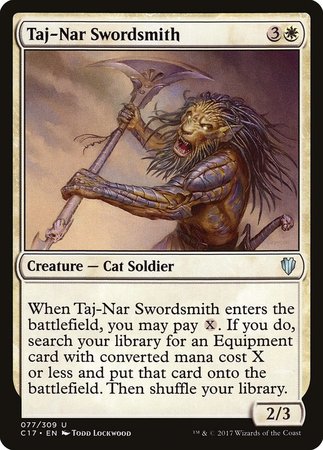 Taj-Nar Swordsmith [Commander 2017] | Exor Games Truro