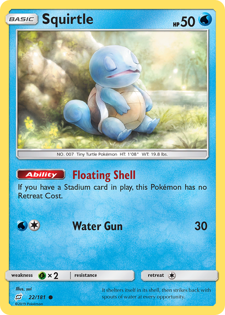 Squirtle (22/181) [Sun & Moon: Team Up] | Exor Games Truro