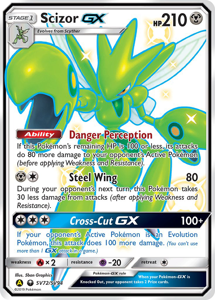 Scizor GX (SV72/SV94) [Sun & Moon: Hidden Fates - Shiny Vault] | Exor Games Truro