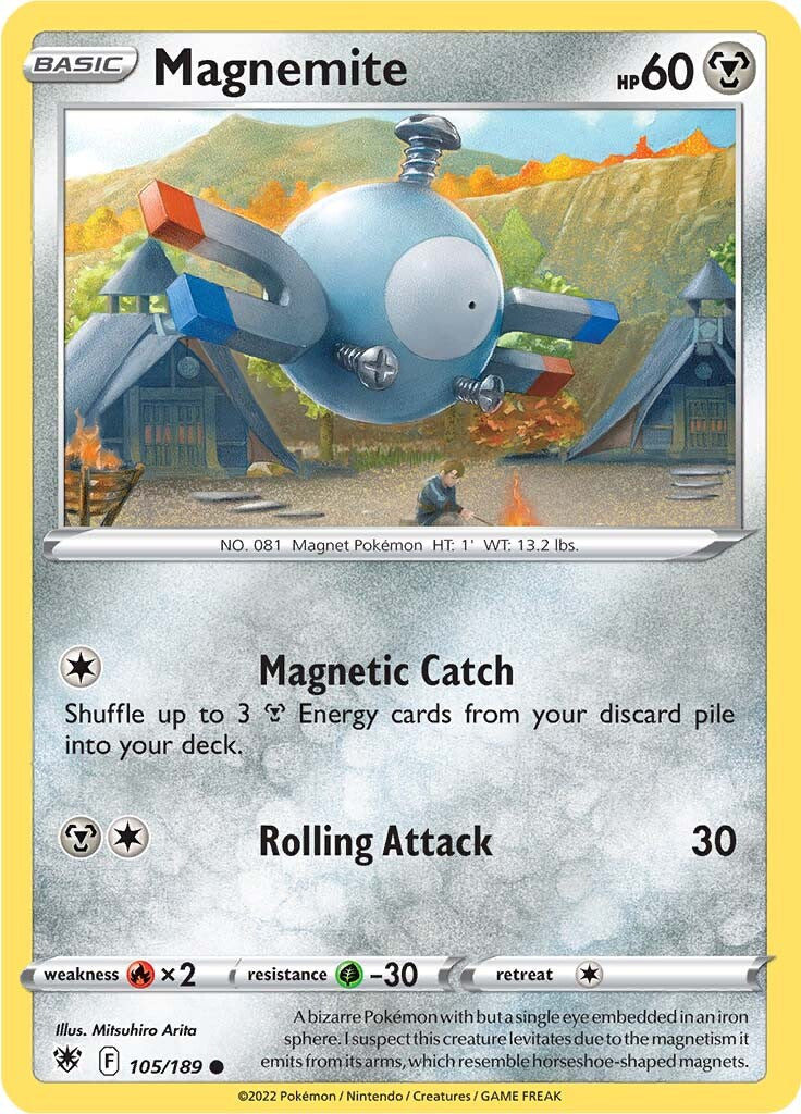 Magnemite (105/189) [Sword & Shield: Astral Radiance] | Exor Games Truro