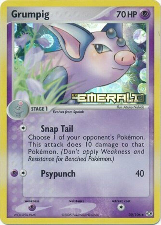 Grumpig (30/106) (Stamped) [EX: Emerald] | Exor Games Truro