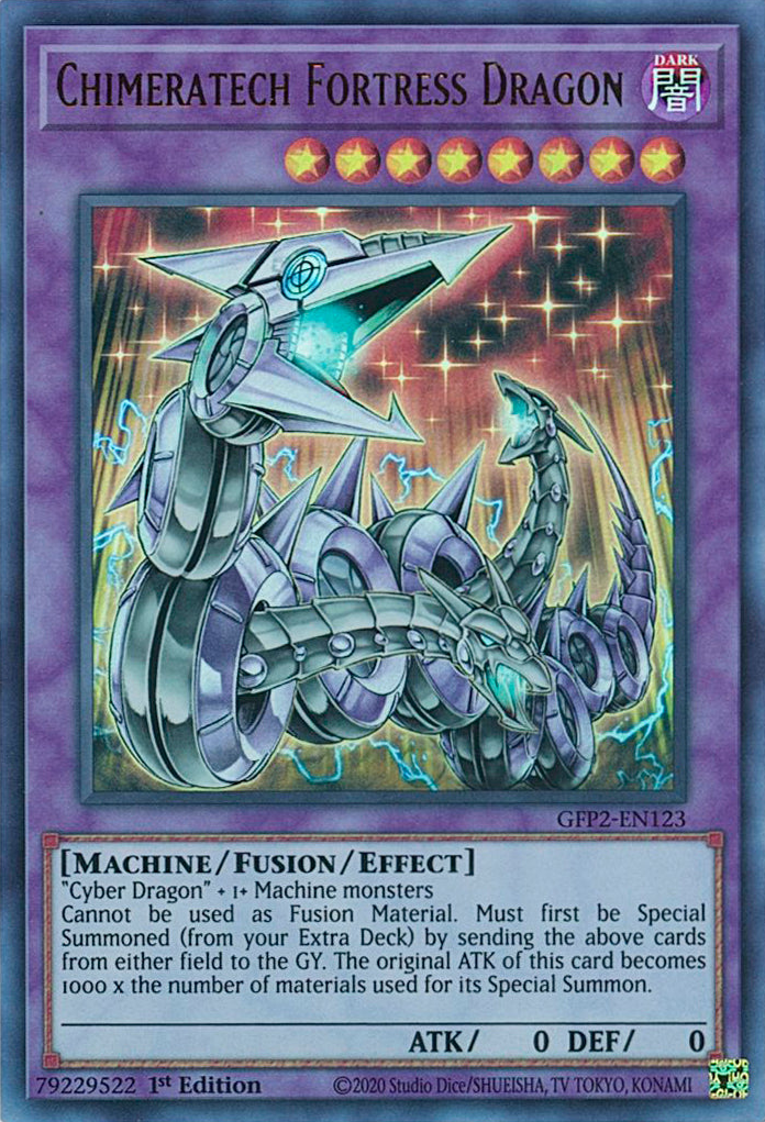 Chimeratech Fortress Dragon [GFP2-EN123] Ultra Rare | Exor Games Truro