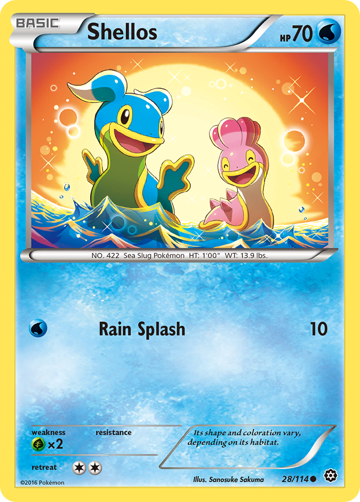 Shellos (28/114) [XY: Steam Siege] | Exor Games Truro