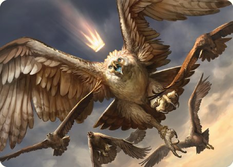 Gwaihir, Greatest of the Eagles Art Card [The Lord of the Rings: Tales of Middle-earth Art Series] | Exor Games Truro