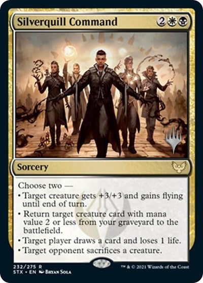 Silverquill Command (Promo Pack) [Strixhaven: School of Mages Promos] | Exor Games Truro