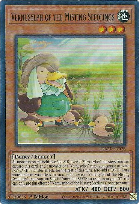 Vernusylph of the Misting Seedlings [DABL-EN026] Super Rare | Exor Games Truro