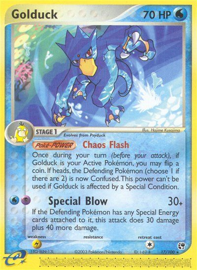 Golduck (17/100) [EX: Sandstorm] | Exor Games Truro