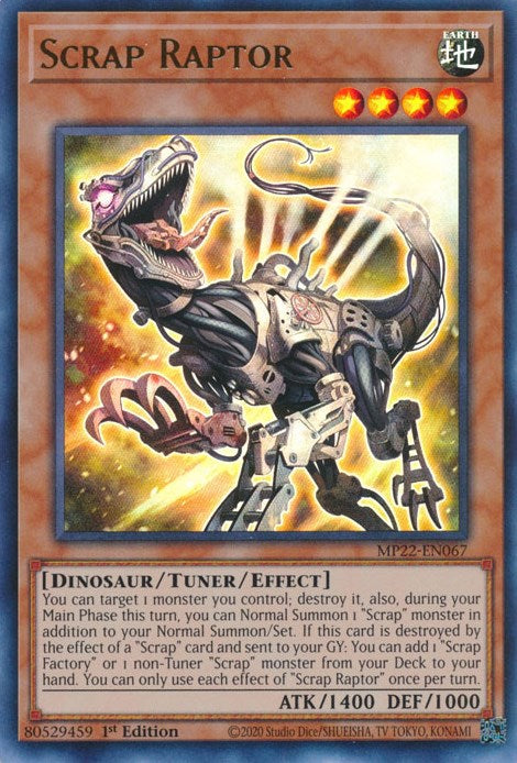 Scrap Raptor [MP22-EN067] Ultra Rare | Exor Games Truro