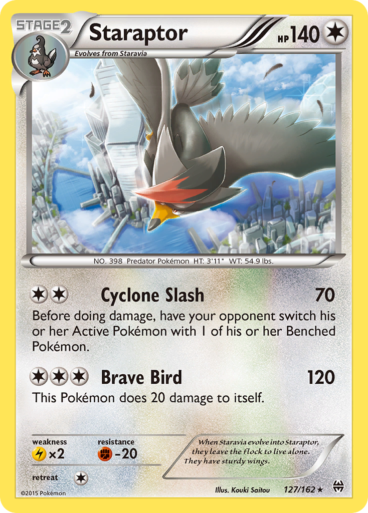 Staraptor (127/162) [XY: BREAKthrough] | Exor Games Truro