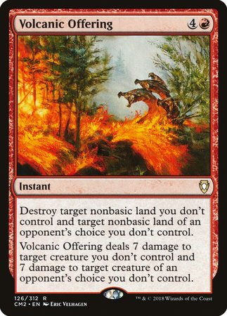 Volcanic Offering [Commander Anthology Volume II] | Exor Games Truro