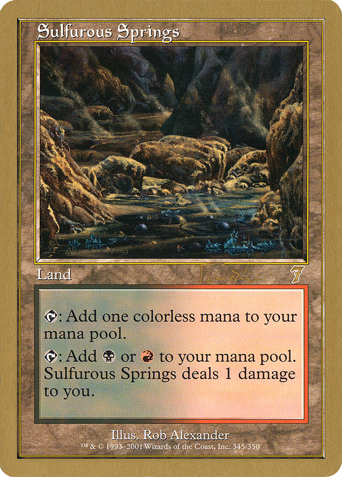 Sulfurous Springs (Jan Tomcani) [World Championship Decks 2001] | Exor Games Truro