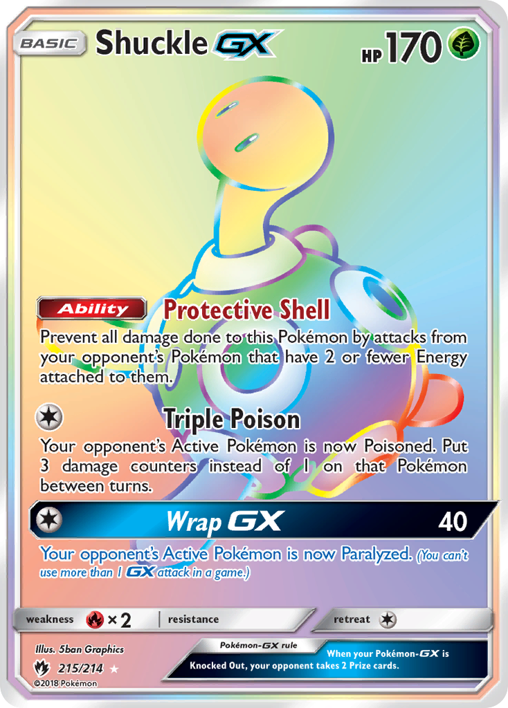 Shuckle GX (215/214) [Sun & Moon: Lost Thunder] | Exor Games Truro