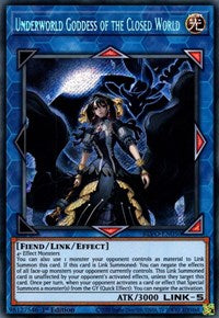 Underworld Goddess of the Closed World [BLVO-EN050] Secret Rare | Exor Games Truro