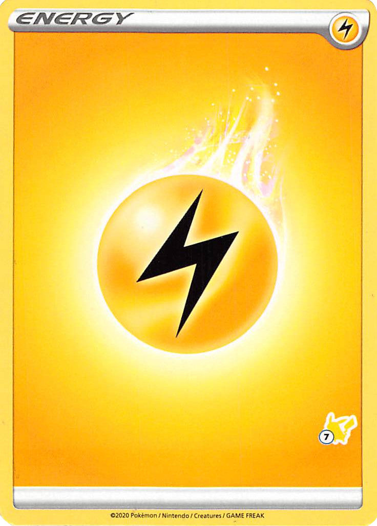 Lightning Energy (Pikachu Stamp #7) [Battle Academy 2022] | Exor Games Truro