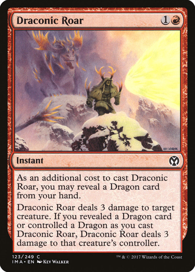 Draconic Roar [Iconic Masters] | Exor Games Truro