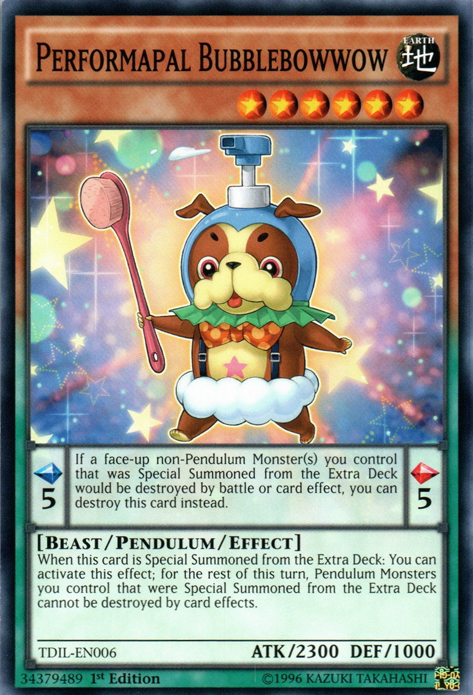 Performapal Bubblebowwow [TDIL-EN006] Common | Exor Games Truro