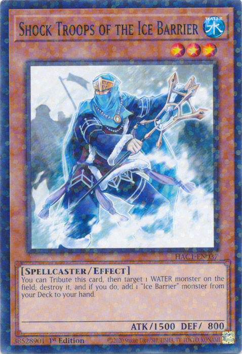 Shock Troops of the Ice Barrier (Duel Terminal) [HAC1-EN037] Common | Exor Games Truro