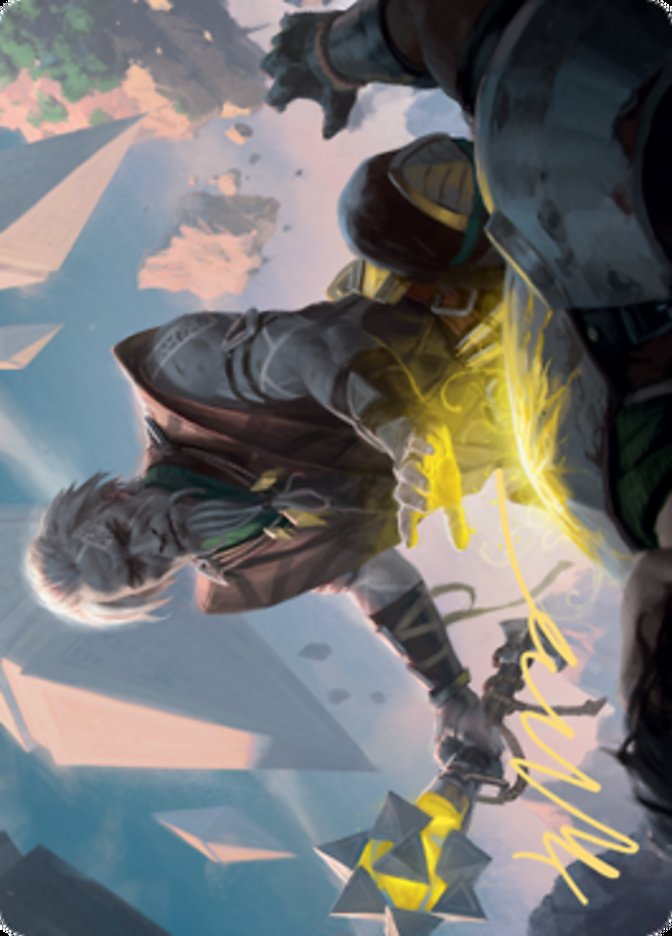 Expedition Healer Art Card (Gold-Stamped Signature) [Zendikar Rising Art Series] | Exor Games Truro