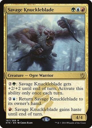 Savage Knuckleblade [Khans of Tarkir] | Exor Games Truro