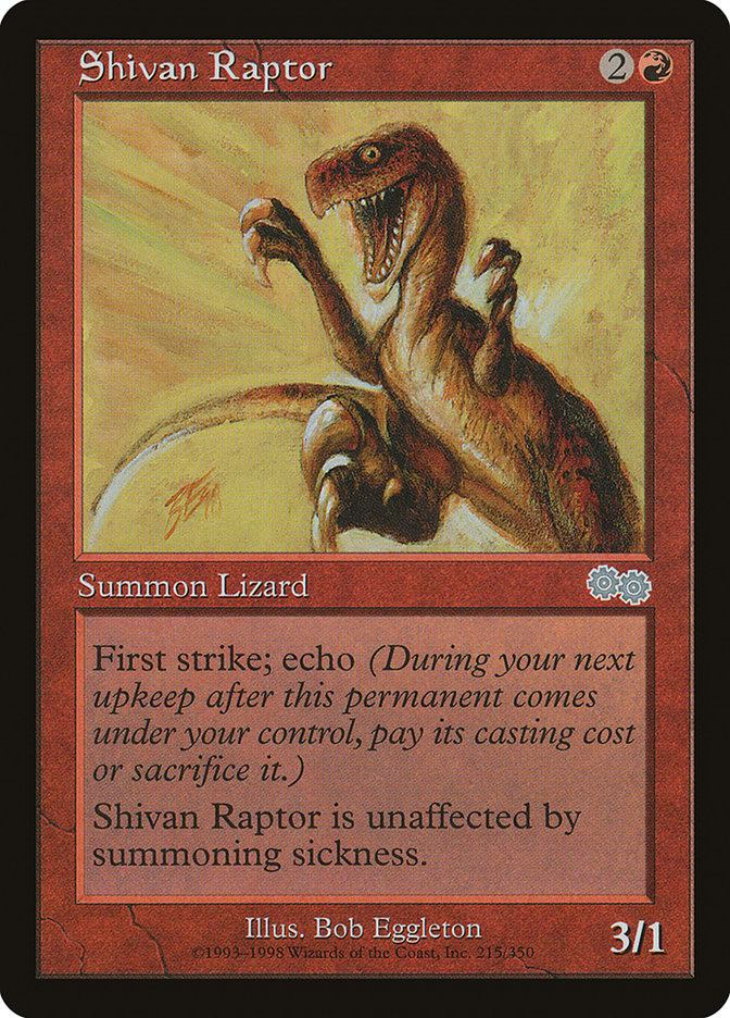 Shivan Raptor [Urza's Saga] | Exor Games Truro