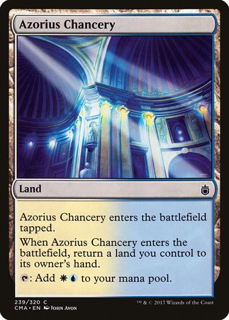 Azorius Chancery [Commander Anthology] | Exor Games Truro