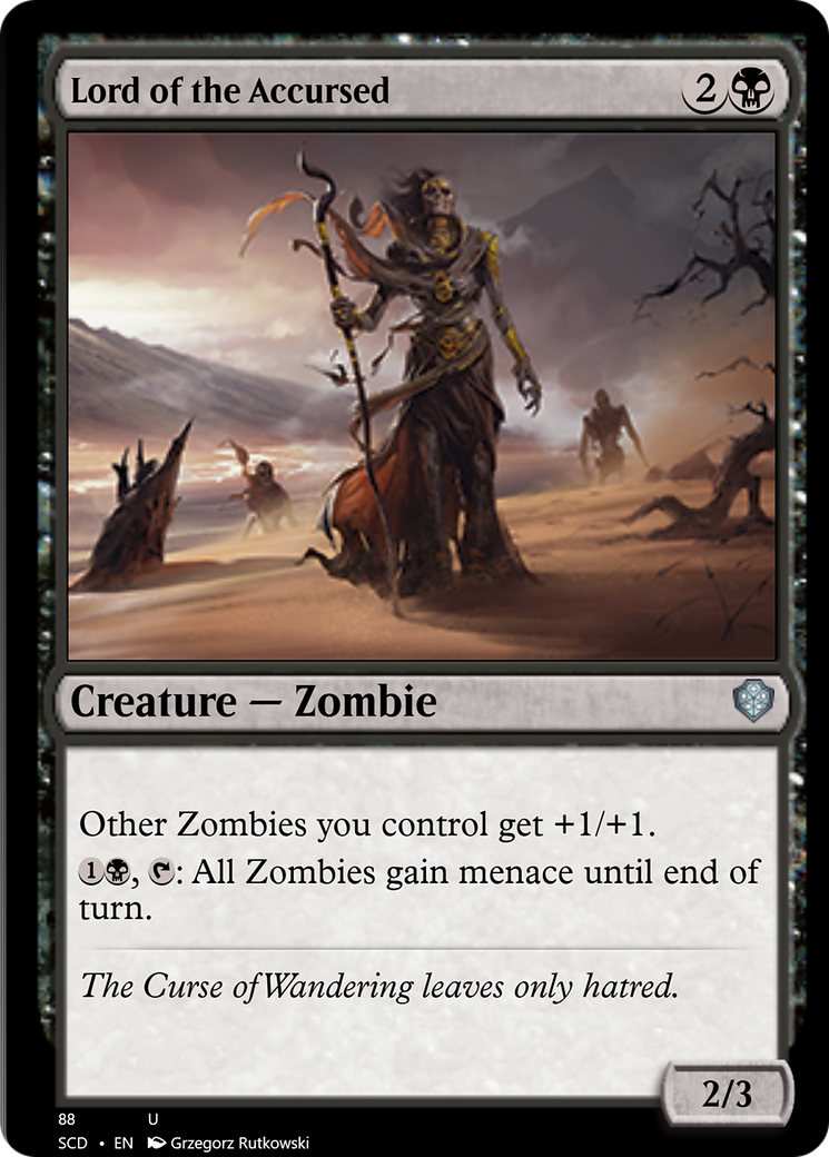 Lord of the Accursed [Starter Commander Decks] | Exor Games Truro