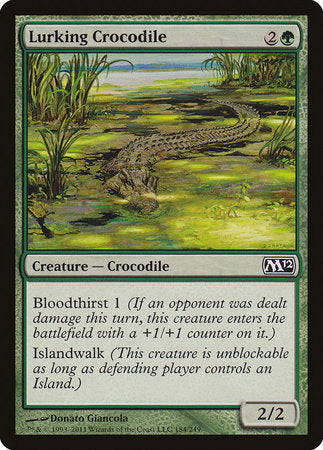 Lurking Crocodile [Magic 2012] | Exor Games Truro