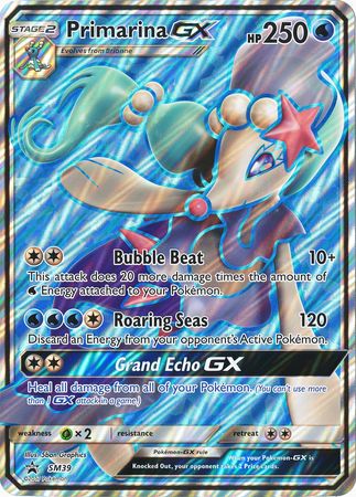 Primarina GX (SM39) (Jumbo Card) [Sun & Moon: Black Star Promos] | Exor Games Truro