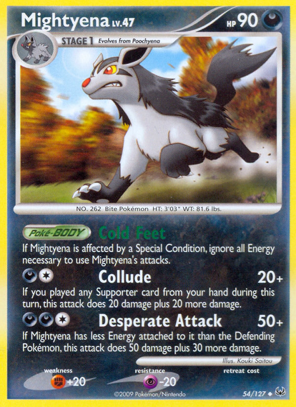 Mightyena (54/127) [Platinum: Base Set] | Exor Games Truro