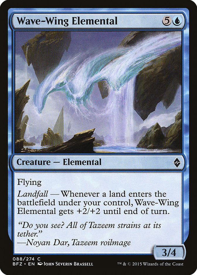 Wave-Wing Elemental [Battle for Zendikar] | Exor Games Truro