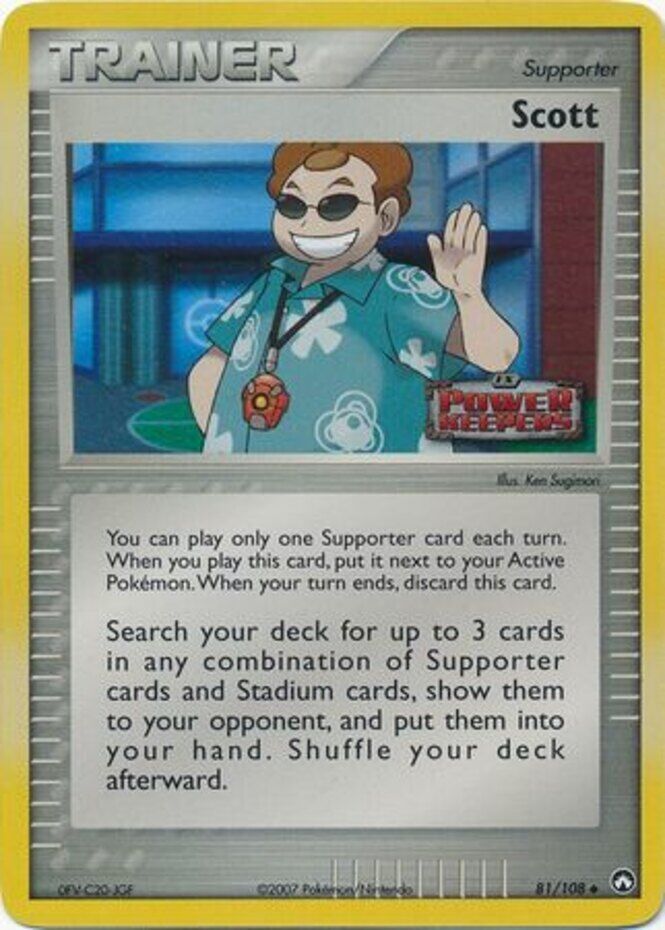 Scott (81/108) (Stamped) [EX: Power Keepers] | Exor Games Truro