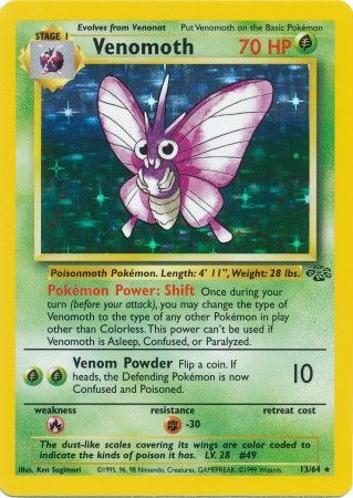 Venomoth (13/64) [Jungle Unlimited] | Exor Games Truro