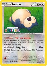 Snorlax (80/106) (Build-a-Bear Workshop Exclusive) [XY: Flashfire] | Exor Games Truro