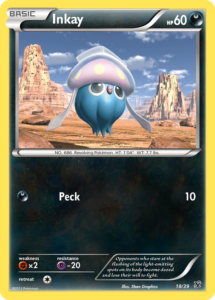 Inkay (18/39) [XY: Kalos Starter Set] | Exor Games Truro