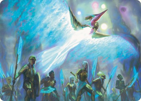 Otharri, Suns' Glory Art Card [Phyrexia: All Will Be One Art Series] | Exor Games Truro