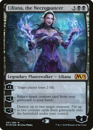 Liliana, the Necromancer [Core Set 2019] | Exor Games Truro