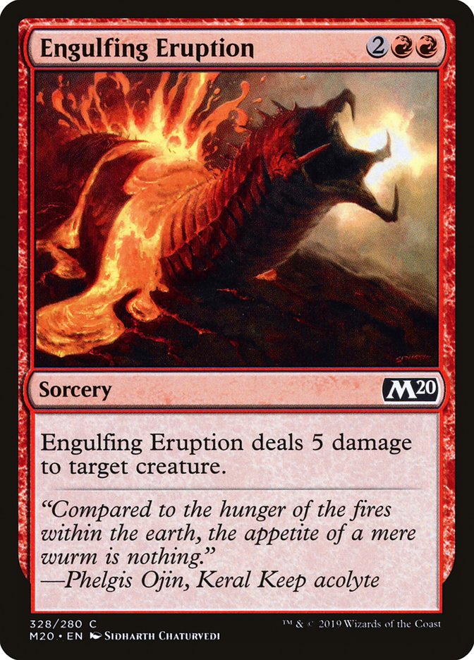 Engulfing Eruption [Core Set 2020] | Exor Games Truro