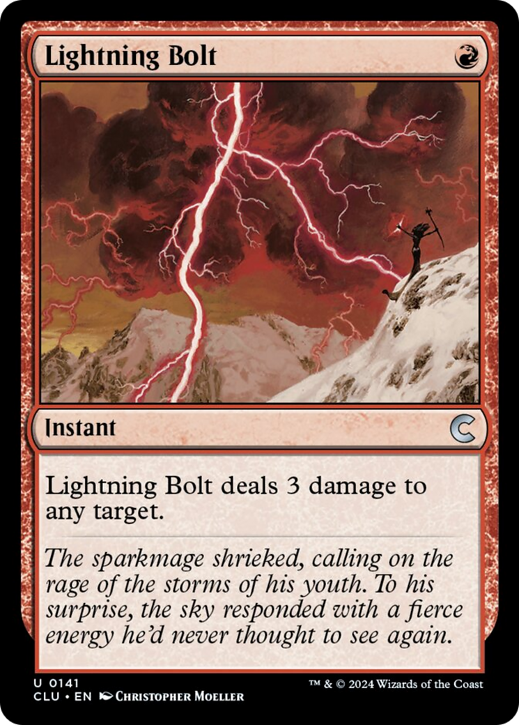 Lightning Bolt [Ravnica: Clue Edition] | Exor Games Truro