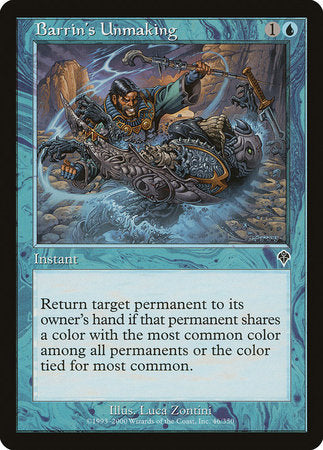 Barrin's Unmaking [Invasion] | Exor Games Truro